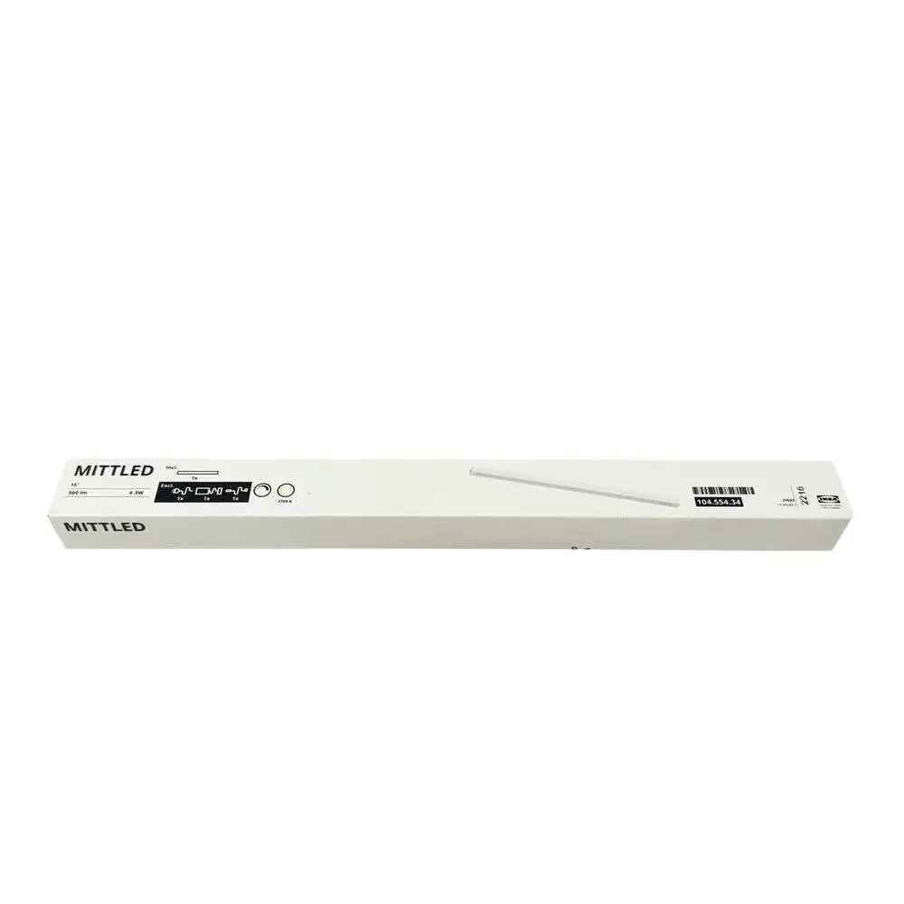 IKEA MITTLED LED kitchen cntrtp lighting strip, dimmable white 15
